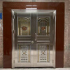 JRB Jiaruibao double door entrance door entrance door villa security door balcony rural self-built house household stainless steel door double door style 1