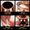 Guo Yiyuan pure copper thickened charcoal hot pot pot handmade pure copper old Beijing mutton-shabu household traditional charcoal pot mandarin duck pot extra thick charcoal clear soup version (under 8 people) 34cm