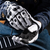 Alien Snail T3 Gloves Carbon Fiber Anti-fall Anti-Slip Men's and Women's Four Seasons Breathable Motorcycle Racing Motorcycle Riding Equipment T2 Black XL