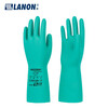 Lanlang (LANON) Lanlang SR100 imported nitrile chemical-resistant gloves, wear-resistant, acid-alkali, oil-resistant, waterproof, anti-static industrial protection XL