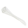 Jiuqiangu self-locking nylon cable ties, cable management belts, host installation, gardening, cable desktop cable management, wire binding straps, 4.8*200mm national standard white, 100 pieces/pack 0380