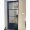 Qinkai French retro old iron door bathroom door glass door minimalist flat door toilet door box door shop door customization style 1 size customization contact customer service