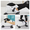 Aiheng rehabilitation machine for middle-aged and elderly people after surgery, home rehabilitation equipment, upper and lower limb pedal bicycles, exercise bikes, office lazy mini exercise bikes, pure white manual luxury model (with anti-slip mat)