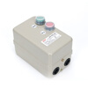 Magnetic starter switch 380v three-phase motor overload phase loss protector crusher fan water pump starting box mechanical with button-send waterproof cover overload protection 75KW 75KW 380V