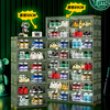 JEKO&JEKO installation-free foldable shoe box shelf shoe cabinet door storage dustproof and moisture-proof simple storage shoe cabinet 2 columns 6 layers