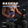 Adjustable weight men's household dumbbells large kettle fitness women's outdoor hexagonal dormitory exercise equipment water cup blue/2600ml/cannot hold hot water, two pack