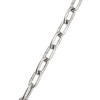 Hesdige 304 stainless steel chain iron chain lifting chain guardrail chain chandelier thick iron chain swing chain Jingcang flash delivery 5mm thick 1 meter long JG-1907