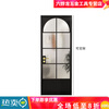 Qinkai French retro old iron door bathroom door glass door minimalist flat door toilet door box door shop door customization style 1 size customization contact customer service