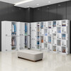 INFORM six-door employee lockers, dormitory coat lockers, iron lockers, lockers, lockers, shoe cabinets, height 1800*900*420mm