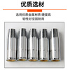 Huili's European 15AK protective nozzle 24KD gas shielded welding protective nozzle Secondary protection welding gun accessories 36KD protective sleeve 15AK brass (threaded) 10 pieces