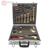 Explosion-proof tool combination set, non-sparking tool KJ-4 set, special copper explosion-proof combination tool for oil depot and gas station, 10-piece set (inspection package passed. Inspection)