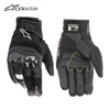 Alpinestars SMX-Z a-star motorcycle gloves all-season waterproof sheepskin spliced short motorcycle riding gloves black and red fluorescent 1030 L