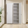 Steel storage cabinet integrated wall-mounted household living room balcony sundry storage cabinet deepened large-capacity iron cabinet 2040 height * 600 width * 400 depth mm single door horizontal panel 0.7mm