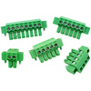 3.81mm green terminal block 2EDG3.81 with fixing screw plug holder 15EDGKM-3.81 with ears 15EDGKM-3.81 2P plug 5 pieces