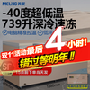 Meiling instant discount on minus 40 degree quick freezing丨Commercial large capacity freezer single temperature horizontal refrigeration freezer 601 liters 32 deep freezing quick freezing upgraded anti-condensation