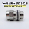 Explosion-proof gland m20 stainless steel cable clamping sealed outer wire quick connection tube wire explosion-proof pipe joint G1 inch wire diameter 16-24mm