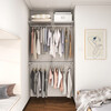 Midas 1.2m small apartment cloakroom wardrobe custom walk-in metal wardrobe whole house custom furniture 1.2m metal wardrobe plan-1 (installation included)