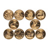 China's Rare Wildlife Commemorative Coins Rare Animals Wildlife Commemorative Coins Coin Collection Complete Set of 10 Boxed Graded Coins
