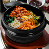 Kangshu (KANGSHU) Korean stone pot bibimbap Japanese cuisine special pot steamed egg bowl miso soup ginseng chicken soup commercial casserole 1100ml stone pot (with tray)
