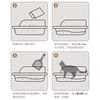 Wang Yejun cat litter box top into semi-enclosed cat toilet to prevent splashing kitten adult cat cat litter box cat litter box with cat litter shovel medium size