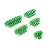 3.81mm green terminal block 2EDG3.81 with fixing screw plug holder 15EDGKM-3.81 with ears 15EDGKM-3.81 2P plug 5 pieces