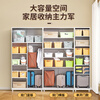 Steel storage cabinet integrated wall-mounted household living room balcony sundry storage cabinet deepened large-capacity iron cabinet 2040 height * 600 width * 400 depth mm single door horizontal panel 0.7mm