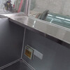 KINKOCCL stainless steel guard booth, security booth, property booth, toll booth, security booth, length 1.2*width 1.5*height 2.4m customized model