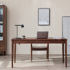 Pantuo solid wood desk North American black walnut desk home computer desk Japanese modern simple cherry wood desk North American black walnut single table 150*71*75cm