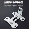 Godland latch door latch buckle snap door lock latch type punch-free door latch cabinet door sliding door hasp stainless steel retainer flat style (large size)