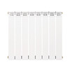 Trundel copper-aluminum composite radiator household water heating radiator bathroom small basket radiator central heating wall-mounted type 80 large water channel full height 1.6 meters 4 columns