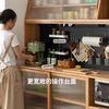 Genji Muyu solid wood sideboard integrated high cabinet tea cabinet multi-functional storage cabinet simple cupboard home wine cabinet