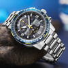 CITIZEN Eco-Drive Blue Angel Air Eagle Multifunctional Fashion Business Men's Watch as a Gift for Your Boyfriend JY8078-52L