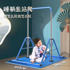 YICHIJIAN Children's Horizontal Bar Indoor Pull-Up Device Household Children's Height Increasing Set Kindergarten Fitness Equipment Sapphire Blue Upgraded + Rings