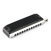 JDR JDR chromatic harmonica 12-hole C key GM-0648 imported gongs for beginners and professional players - matte black