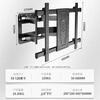 ProPre TV stand 55-120 inches large screen wall-mounted universal TV rack rotating telescopic TV stand suitable for Huawei smart screen Hisense Skyworth TCL Samsung TV stand