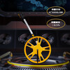 Deli distance measuring wheel hand-pushed roller distance measuring digital display mechanical high-precision large roller outdoor measuring ruler distance meter with cloth bag large mechanical wheel (diameter 300mm)