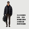 CARE OF LORD Bal Series Winter Men's Thickened Stand Collar White Goose Down Short Bread Jacket Down Jacket 9575 Navy Blue L
