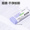 Deli Nano Clean Eraser, easy to wipe with less crumbs, not easy to leave marks, student eraser, single piece, VP195 large size, random colors