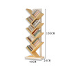 Anya tree-shaped bookshelf floor-standing solid wood storage shelf creative steel-wood multi-layer home student small bookcase 8 layers