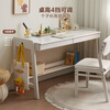Quanyou Home Youth Bedroom Solid Wood Desk Chair L-shaped Desk Bookshelf Student Lift Study Table Furniture