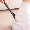 TaTanice Shoehorn Short Handle Plastic Shoe Lifter Can Hang Household Shoe Slider Lazy People Portable Shoe Wearing Artifact Shoe Handle Shoe Puller