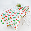 Monkey Dafu disposable tablecloth plastic PEVA printed birthday party Christmas tablecloth thickened plastic rectangular Christmas elk tablecloth