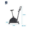 Decathlon Exercise Bike Home Exercise Bike Indoor Fitness Equipment Metal Black Does Not Include Installation 2077877