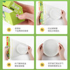 Meiya disposable cling film, point-break food grade, knife-free, strong adhesive, suitable for microwave ovens, refrigerators, home use, large, medium and small combinations, 3 rolls totaling 150 meters