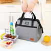 Benski USB heated insulated bag lunch box insulated bag aluminum foil thickened insulated box stylish gray USB heating + temperature display
