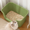 Crazy owner cat litter box extra-large semi-enclosed extra-large cat toilet anti-splash cat litter box cat poop box cat supplies