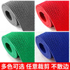 Cast solid PVC hollow anti-slip mat thickened kitchen bathroom anti-slip wear-resistant floor mat gray 0.9*1 meter 3.5mm