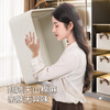 Bonnymeijia 3-piece clothes storage box wardrobe large capacity storage box bedroom foldable pants storage box beige