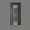 KLD-D7009 Korean style spliced ventilated flat door center door