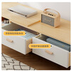 Shanshan wood art TV cabinet floor-standing modern simple retractable cabinet home living room coffee table combination small apartment storage cabinet 1